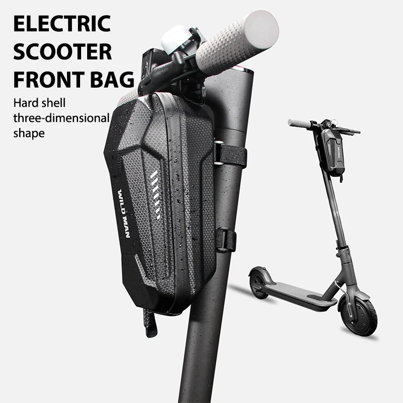 

Electric Scooter Handlebar Bag 2L Waterproof 3D Shell Shockproof Bicycle Bag