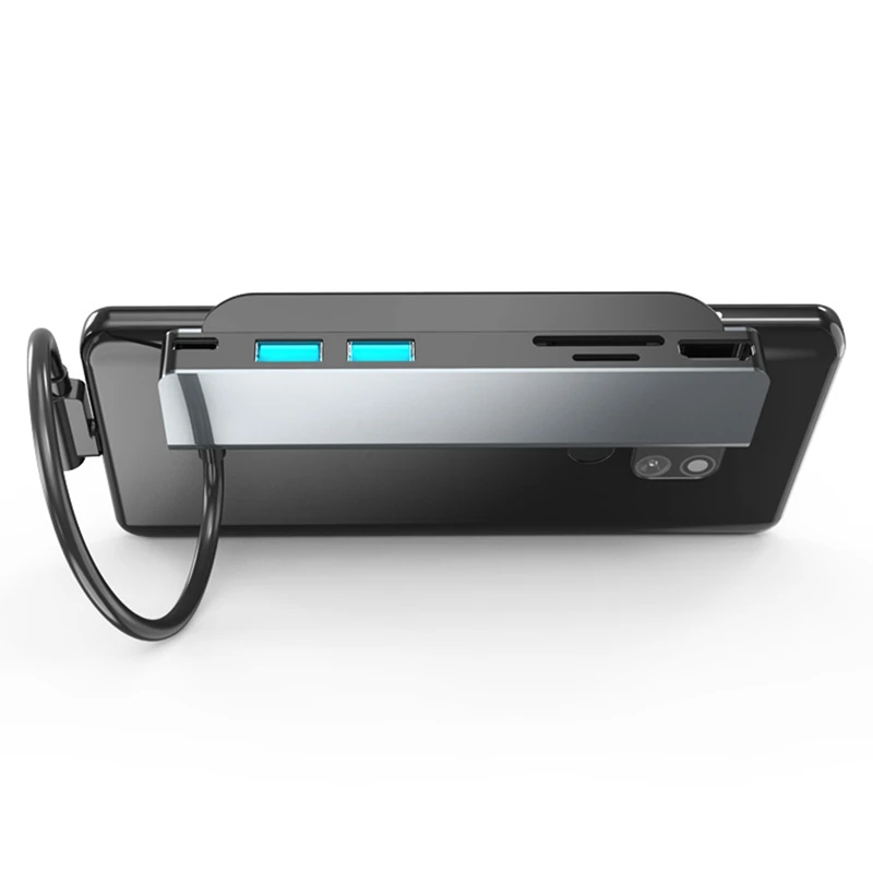 

Type-C Docking Station USB C HUB HDMI-Compatible+USB3.0+PD+TF Support 4K for Laptop PC