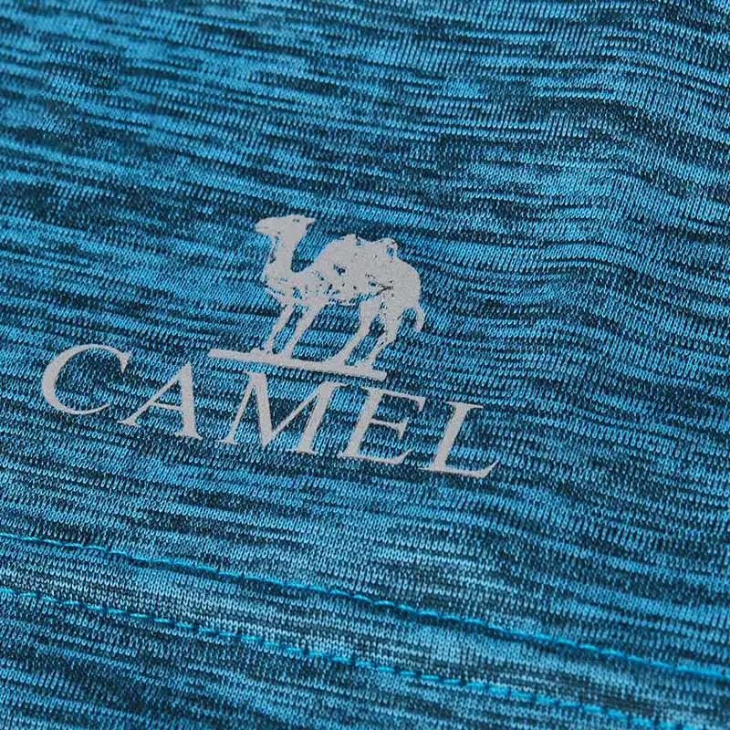 

CAMEL Men Sports T-shirts Summer Fashion Breathable Quick-drying Short Sleeve Clothes Men's Casual Clothing Male Round-neck Tops