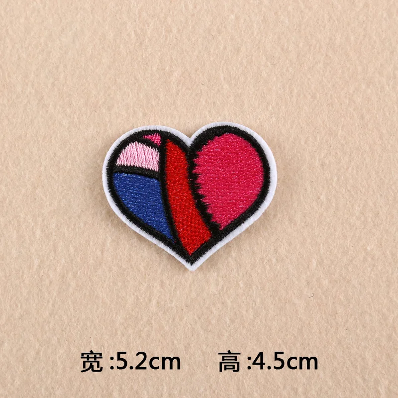 С рисункам героев из мультфильмов Вышивка Патчи для одежды в полоску патч