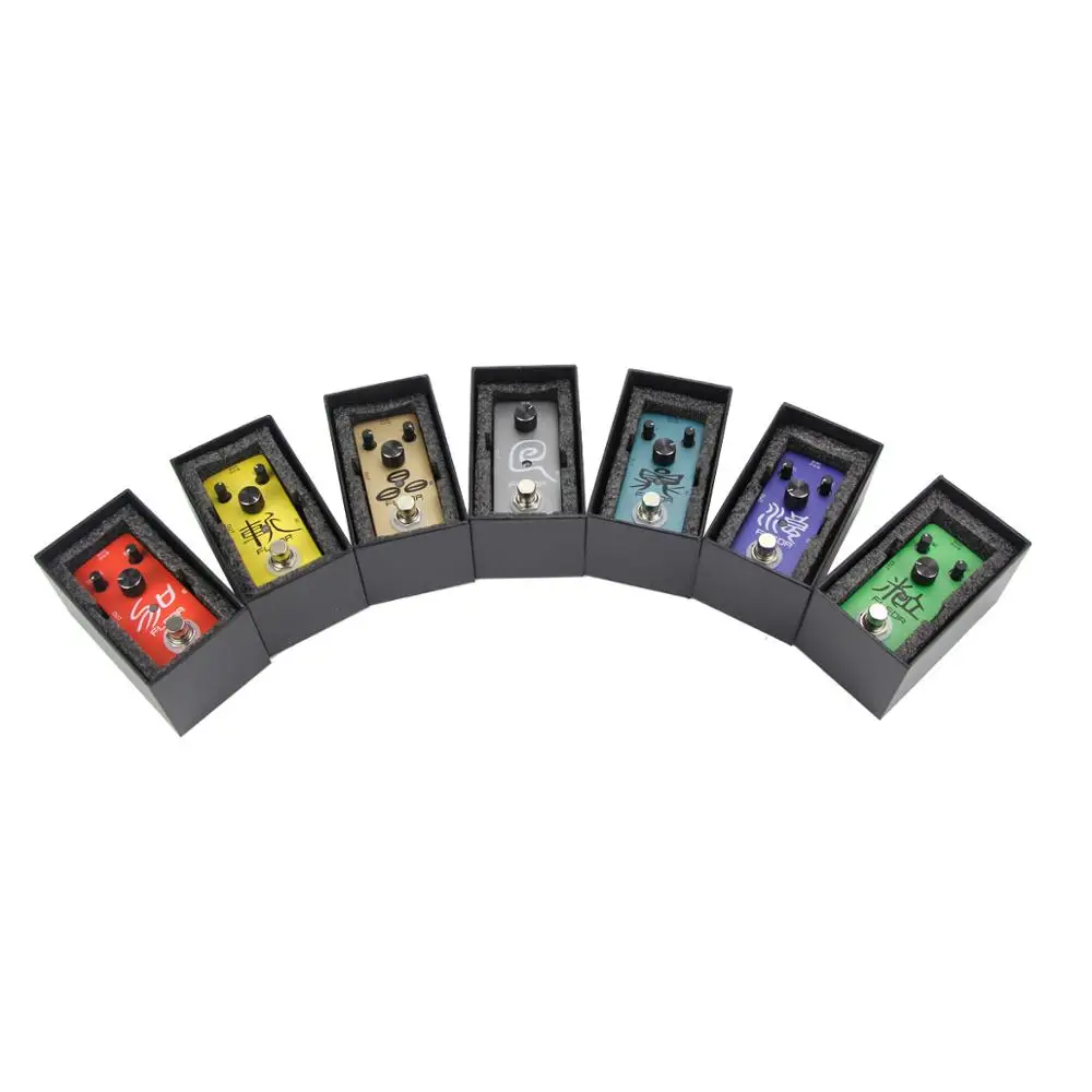 FLEOR мини-гитарный эффект педали искажения/овердрайв/хор/фузз/Задержка/петлер/Boost