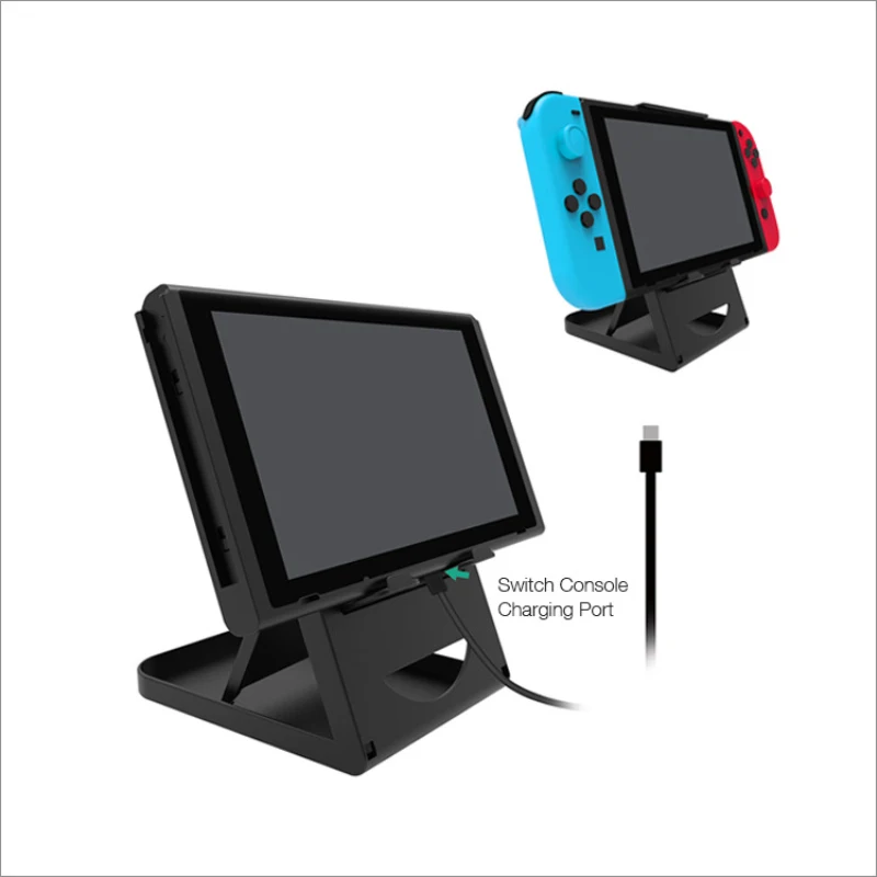 

Stand Holder Base Foldable Playstand For Nintendo Switch Console Portable Multi-angle Bracket Compact Game Rack Summer Cooling
