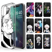 new clear shockproof phone cases for iphone 12 11 pro max x xs xr 7 8 7plus 8plus se2 hunter x hunter killua zoldyck anime cover