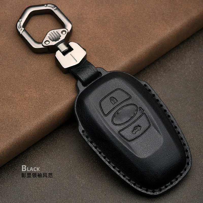 

Real Leather Car Key Protective Case Cover for Subaru Forester Legacy Impreza Trezia BRZ WRX Legacy Outback XV Car Accessories