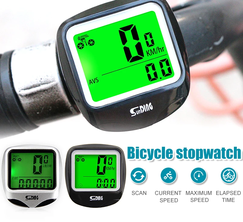 Велосипедный компьютер MTB велосипедный Спидометр Проводной Водонепроницаемый
