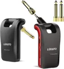LEKATO WS-60 Беспроводная гитарная система 2,4 ГГц Беспроводная стандартная стерео 2 в 1 розетка 6 каналов Беспроводная гитара