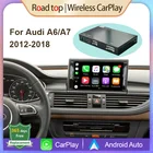 Беспроводной автомобильный декодер Apple CarPlay Android для Audi A6 A7 2012-2018, с Mirror Link AirPlay Car Play, USB, HDMI, задняя камера BT