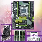 HUANANZHI X79 материнская плата с 512G NVMe SSD скидка материнская плата CPU Xeon E5 2680 V2 RAM 64G(4*16G) видеокарта GTX1050Ti 4G