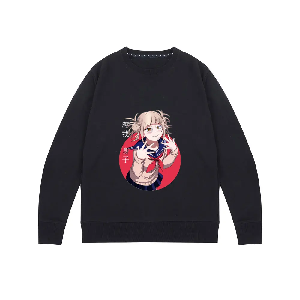

My Hero Academia Sweatshirt Japanese Style Himiko Toga Funny Graphic Sweatshirts Fashion Anime Men Women Casual Loose Pullover