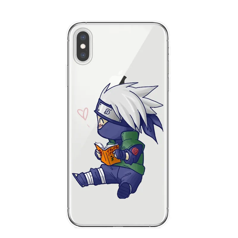 

Relief Anime Naruto Case For iPhone 11 Pro XS Max X XR Cover Soft TPU Cartoon Phone Case For iPhone 6 6s 7 8 Plus 5S SE Coque