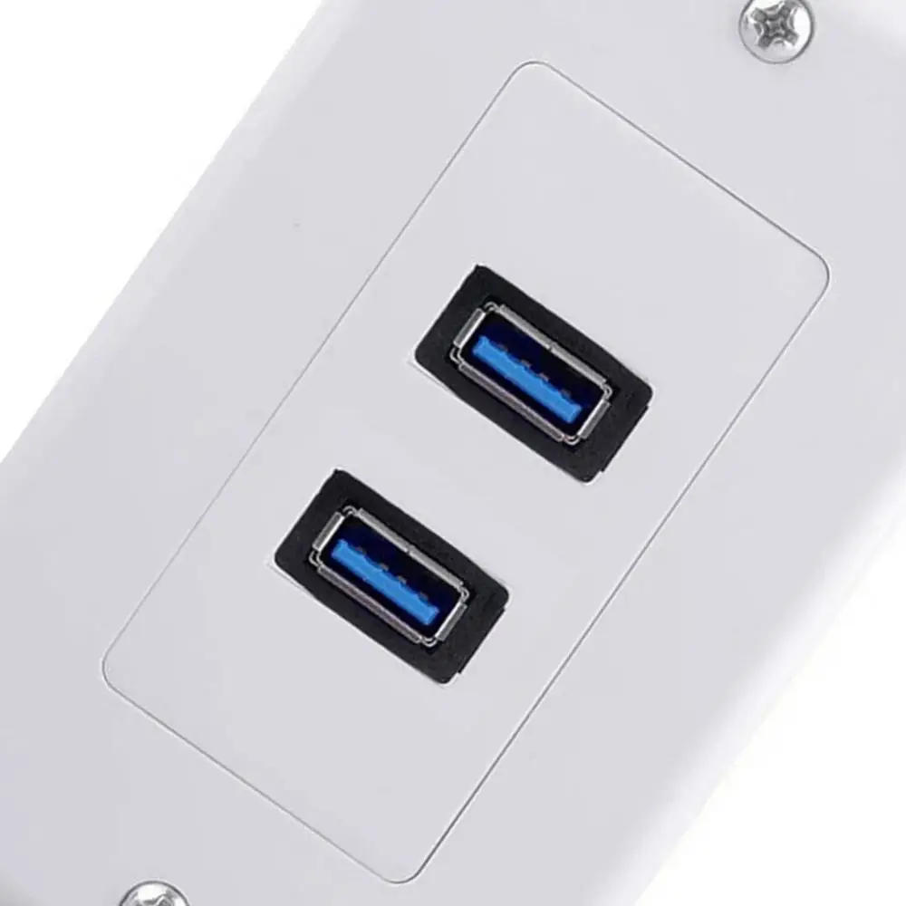 Новинка 2021 настенное зарядное устройство DOONJIEY с двойным USB 3 0 розетка креплением