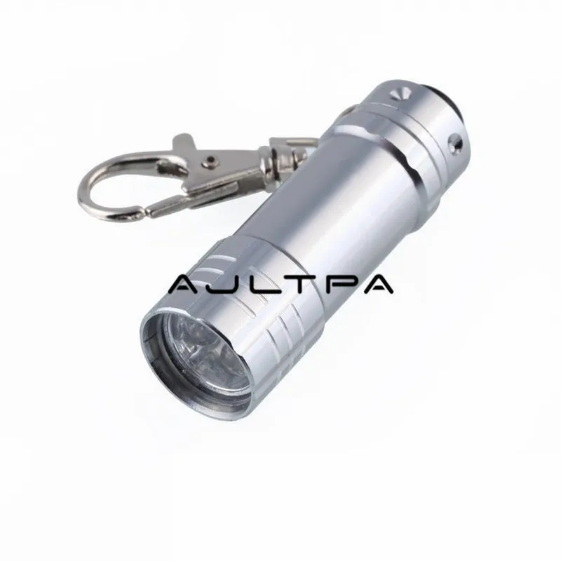 Verkaufen 100 Stücke 3led Legierung Metall Keychain Männer Mini Taschenlampe Schlüssel Ringe Hohe Leistungsstarke Auto Schmuckstück Schlüssel Kette Outdoor Camping überleben Werkzeug