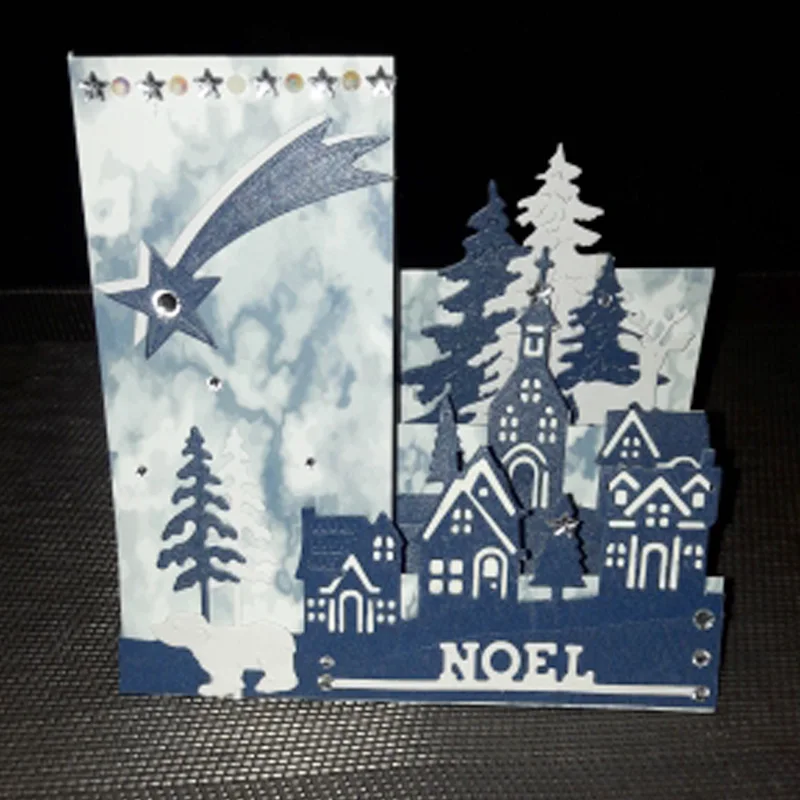 Набор вырубных штампов &quotдом новый набор сделай сам для трафарет скрапбукинга