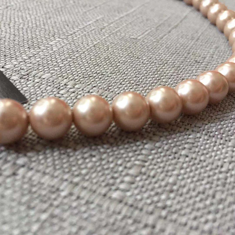 Ожерелье с подвеской в виде буквы цвет хаки натуральная и пресноводная