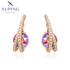 Xuping ювелирные изделия элегантные специальные новые модели Позолоченные кристаллы Серьги для женщин вечерние Акция A00511375