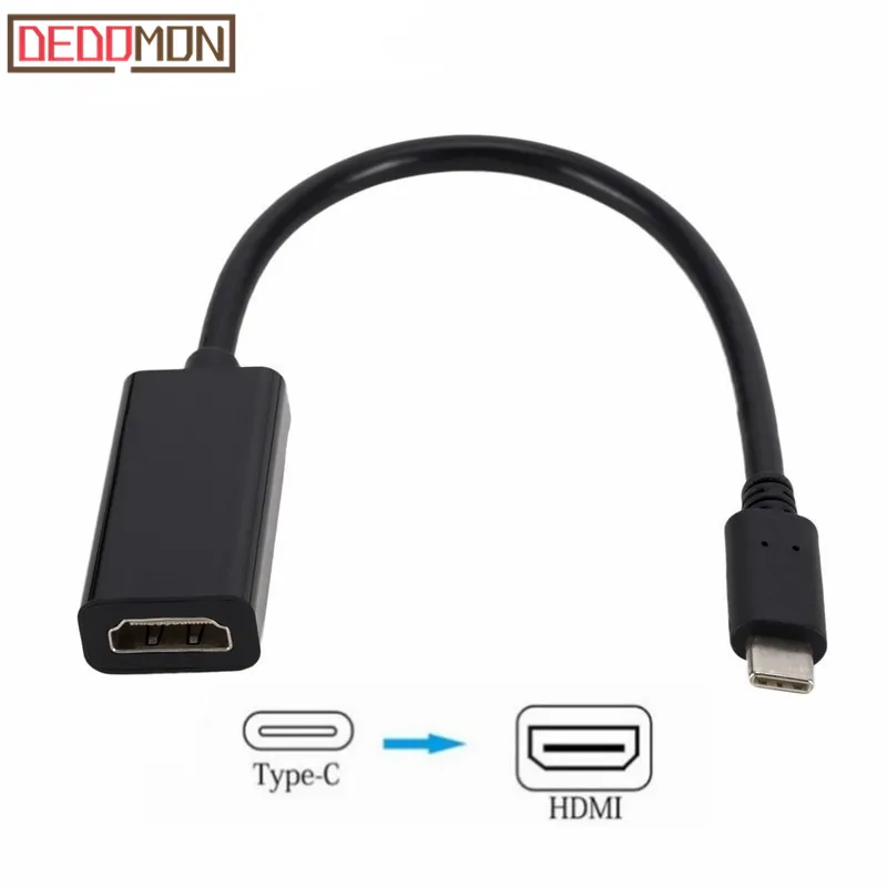 Usb type C к HDMI адаптер USB 3,1(USB-C) к HDMI адаптер конвертер «Папа-мама» для MacBook2016/huawei Matebook/Smasung S8
