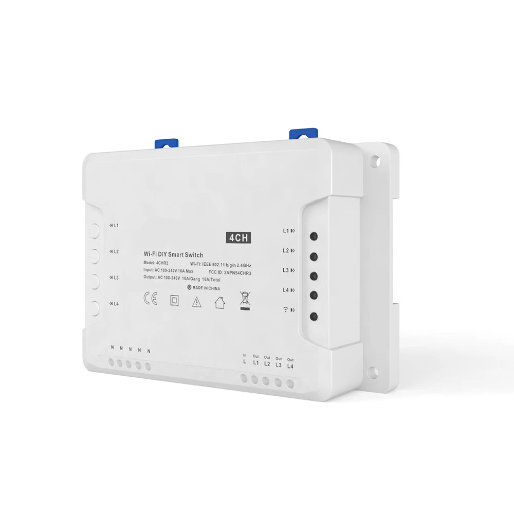HomeKit переключатель Google Assistant 4CH Pro R3 Sonof WiFi умный дом беспроводной пульт