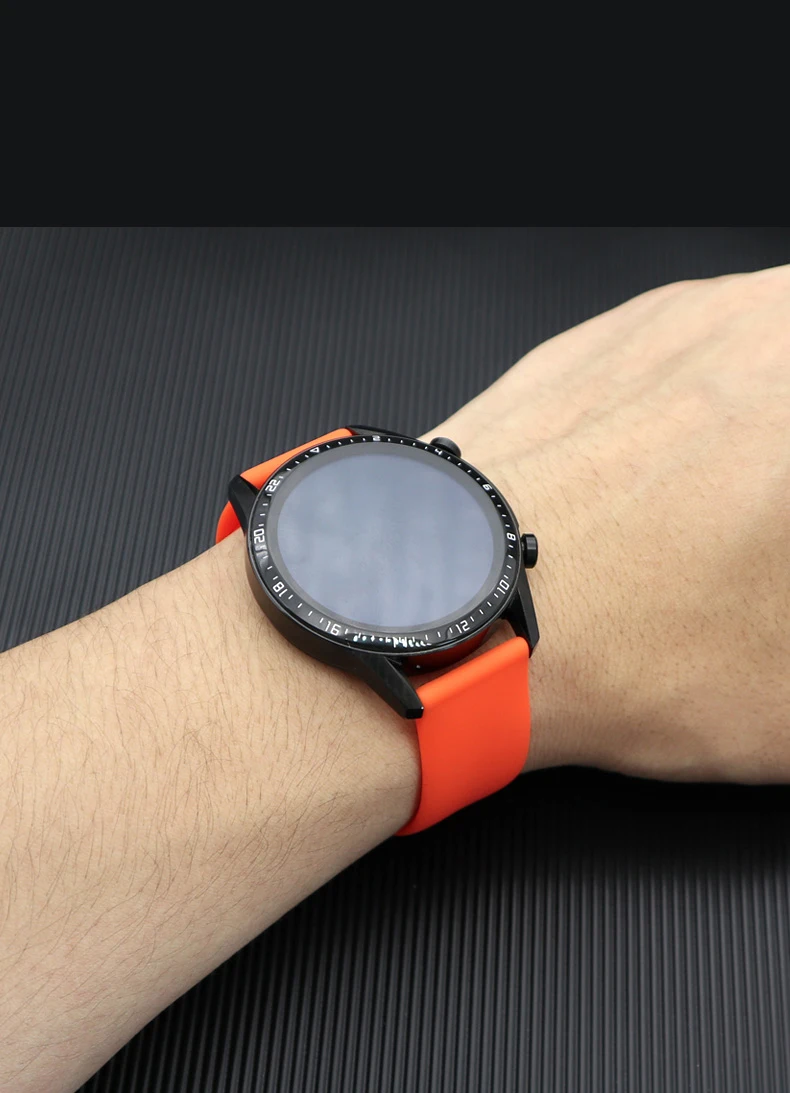 Ремешок силиконовый для Ticwatch Pro мягкий цветной браслет наручных часов подходит