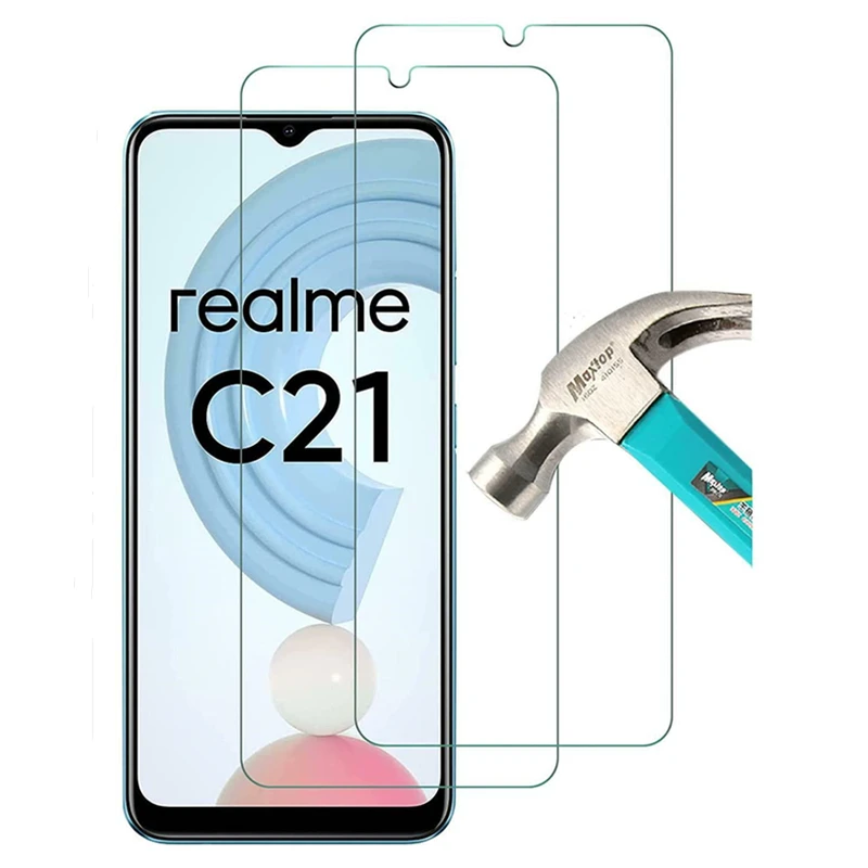 

Защитное закаленное стекло для OPPO Realme C21, 3 шт.