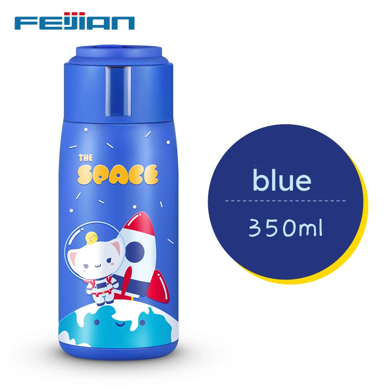 Детский термос FEIJIAN с двойными стенками из нержавеющей стали 18/10 милая и