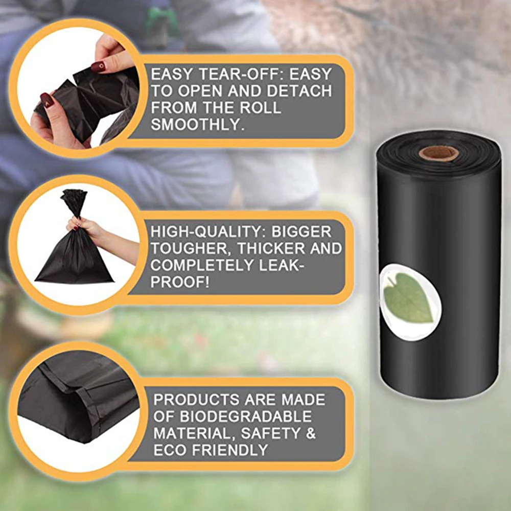 

Pet Poop Bags Dispenser LEDlight Waste Bag Dispenser For Pet Leash Pet Degradable Poop Bags Convenient Garbage Holder Dispensers