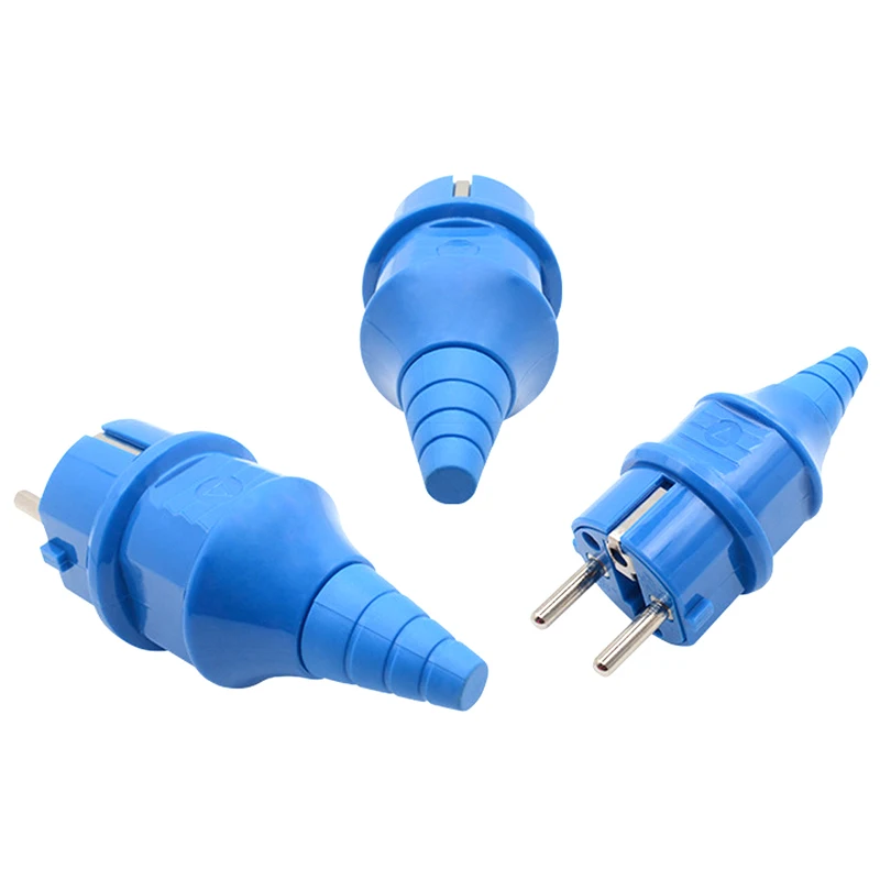 Черный Водонепроницаемый Электрический штекер европейского и французского