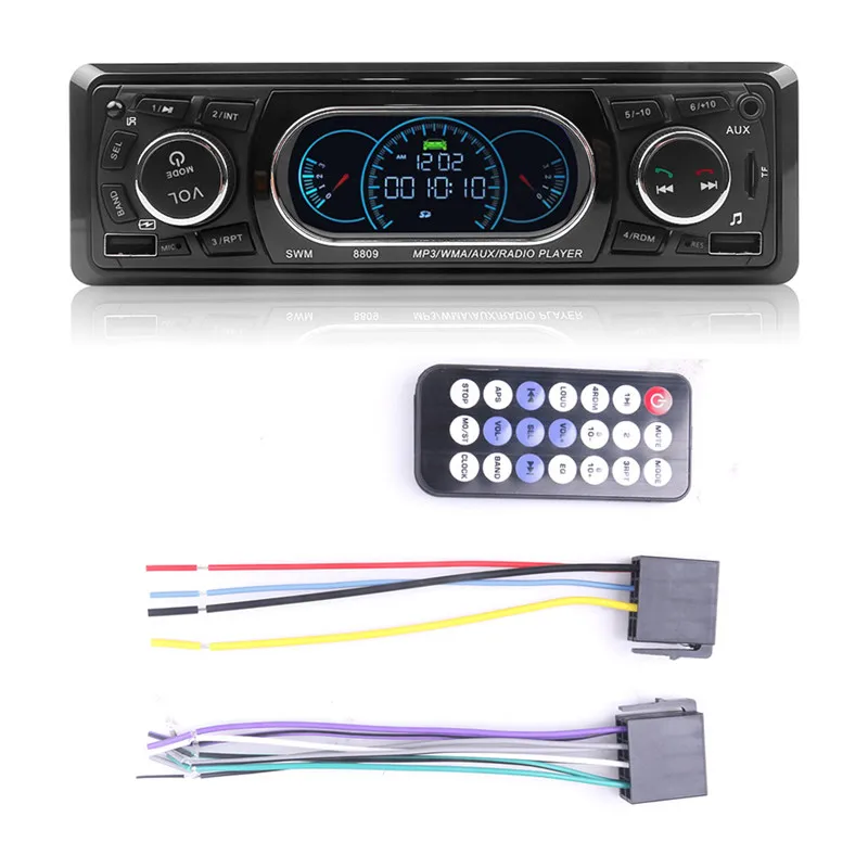 Автомагнитола KEBIDU 12 В FM-радио MP3-плеер Bluetooth 4 0 Поддержка громкой связи USB/TF/3 5 мм |