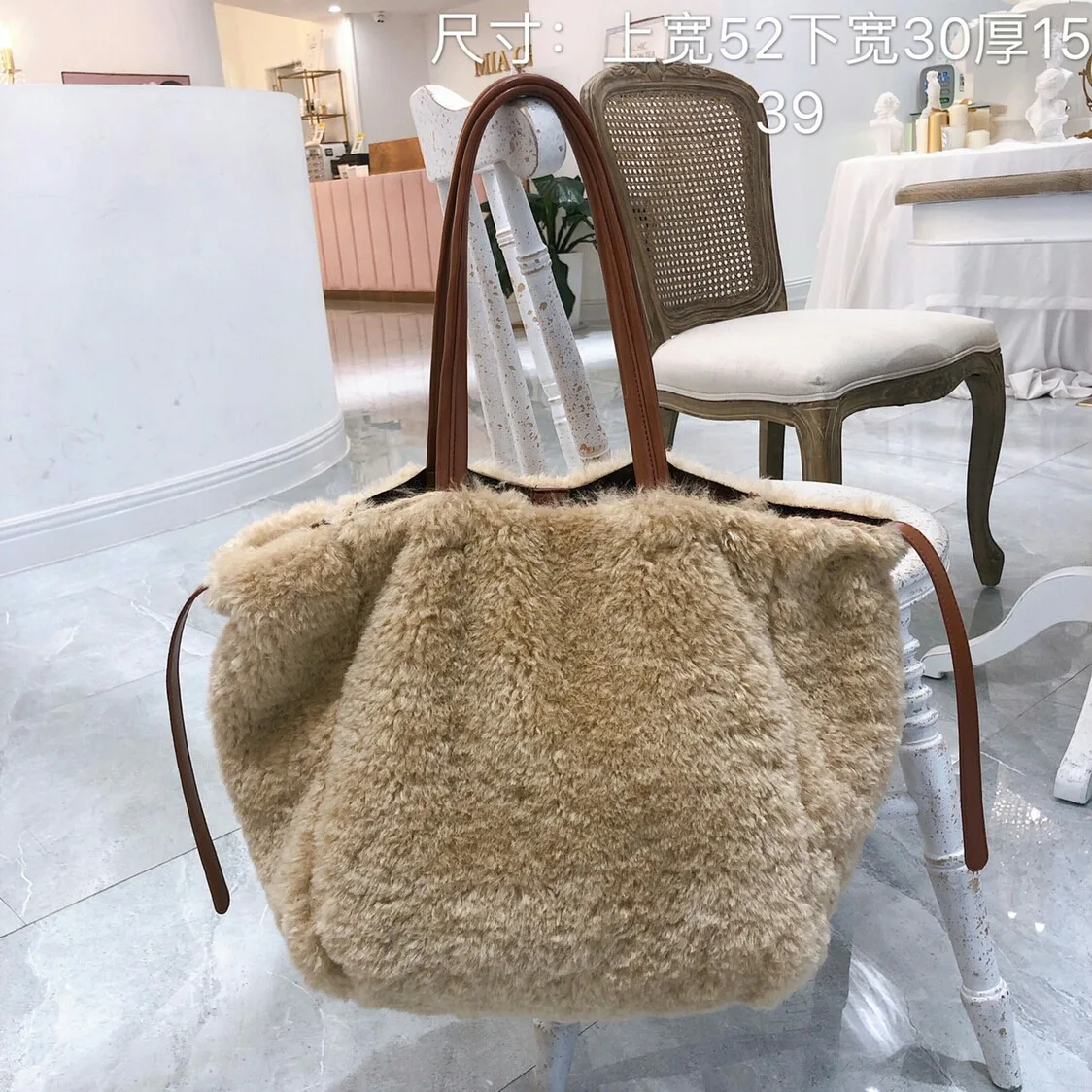 Женские роскошные двухсторонние искусственные меховые сумки Bolsa, женская зимняя Сумочка, Большая вместительная сумка на плечо, женская сумка с ручкой сверху