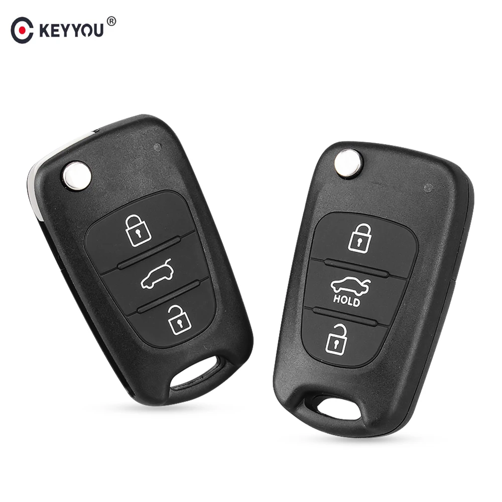 Корпус для ключа KEYYOU 3 кнопки Kia K2 K5 Rondo Sorento Sportage Soul Rio | Автомобили и мотоциклы