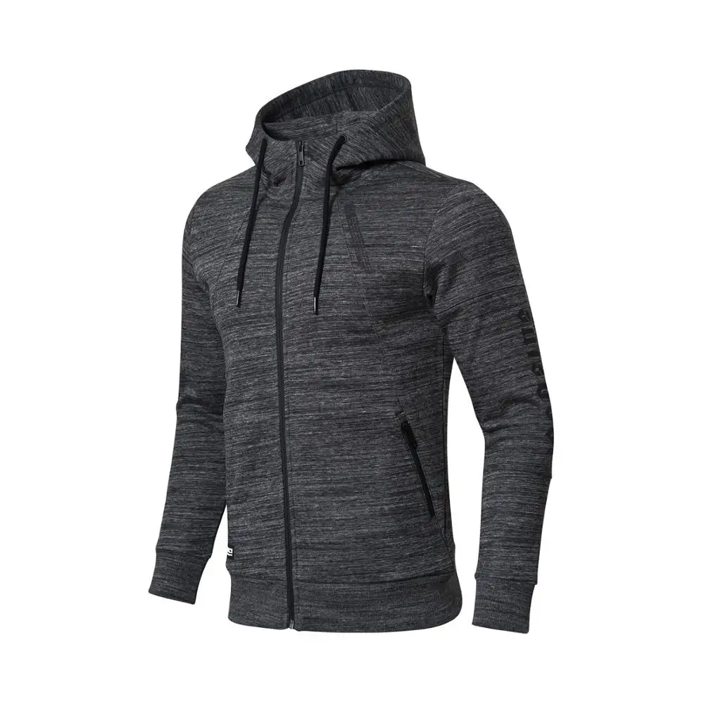 Мужская толстовка с капюшоном Li-Ning BAD FIVE теплая флисовая из 66% полиэстера 34% хлопка