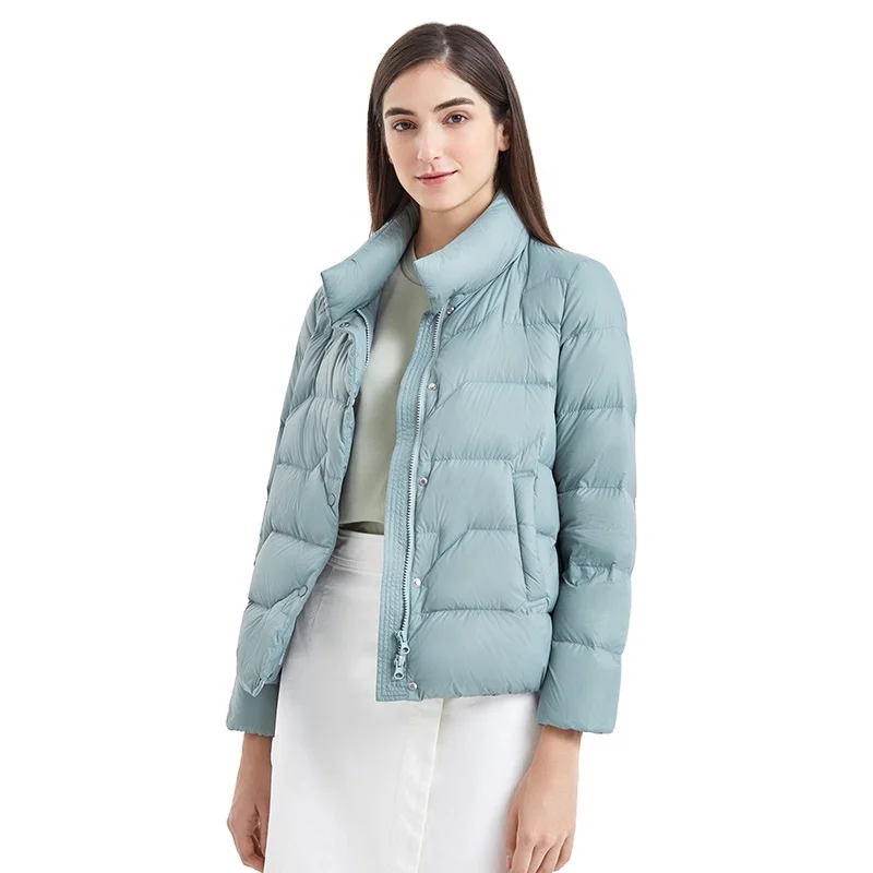 

[TANBOER-TB211332] Factory direct high quality Hot fashion versity custom apparel women down jacket