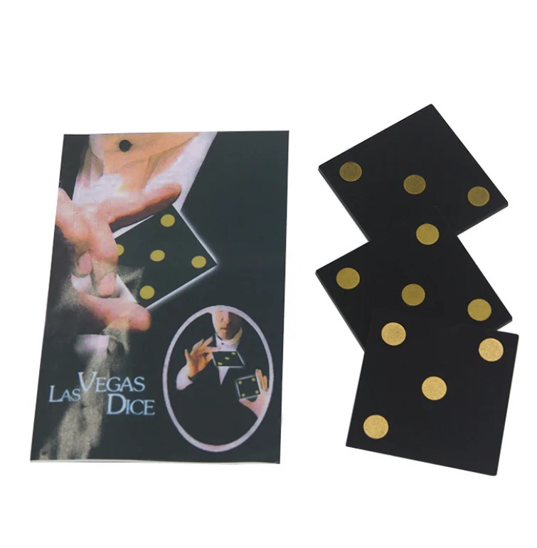 Dados de Las Vegas para trucos de magia, primer plano, accesorios de magia, ilusionismo, mago, Juguetes Divertidos y f&aacute;ciles para ni&ntilde;os ZLL-2