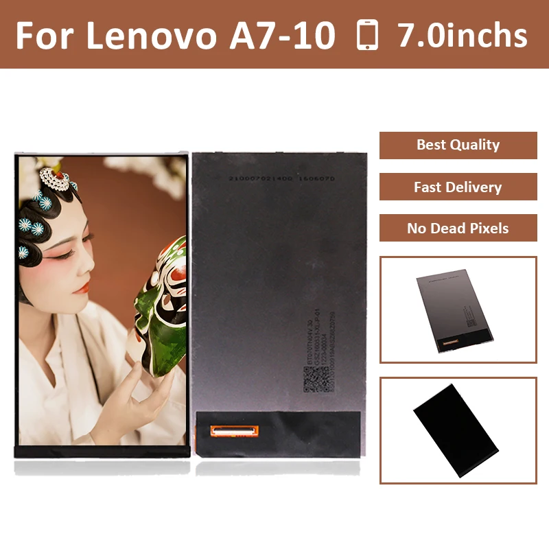10/Лот Новый оригинальный 7 0 дюймов для Lenovo Tab 2 A7 10 ЖК дисплей сенсорный экран