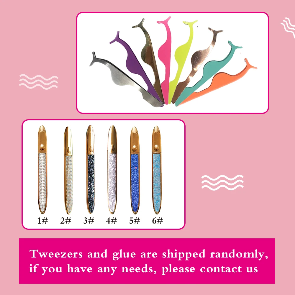 

3d Faux Mink Lashes 3Pairs Natural Silk Eyelash With Eyeliner False Eyelashes Set Wholesale Fluffy Fuax Mink Eyelashes In Bulk
