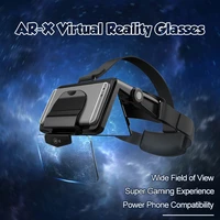 fiit ar x ar smart glasses enhanced 3d vr glasses box headphones virtual reality helmet vr headset for 4 7 6 0 inches smartphone