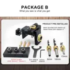 Прочный алюминиевый Наклонный локатор отверстий, набор электроинструментов для зажима Pockethole, набор инструментов для крестового отвертки, практичное сверло