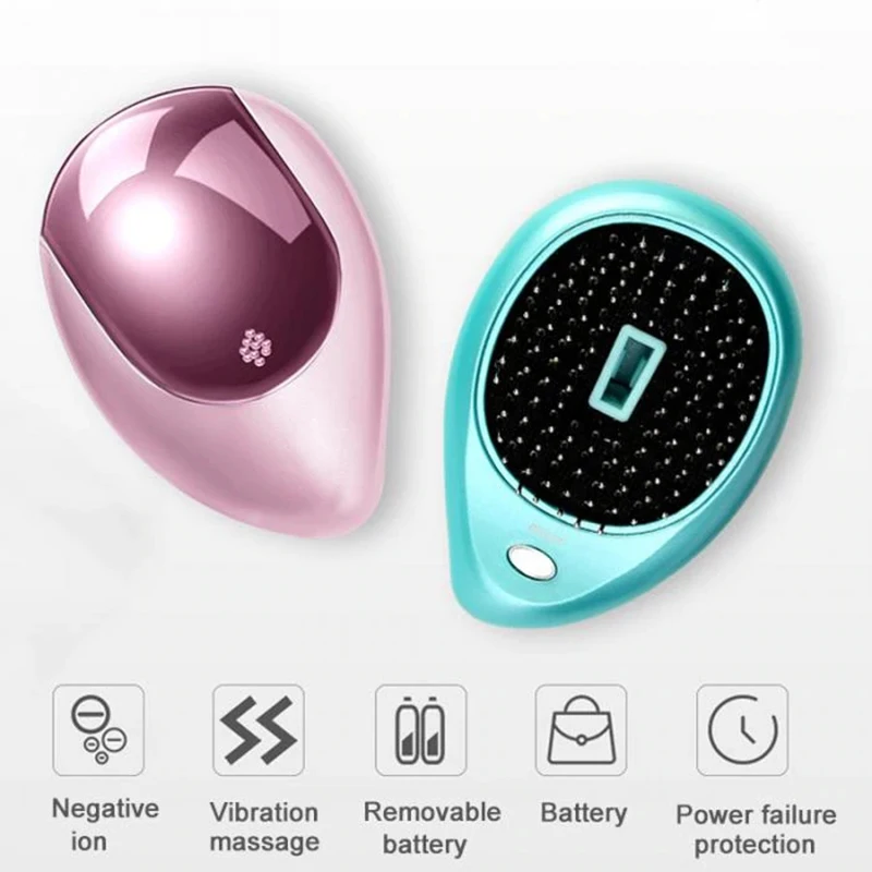 Волшебная портативная электрическая Ионная Щетка для волос мини ионная