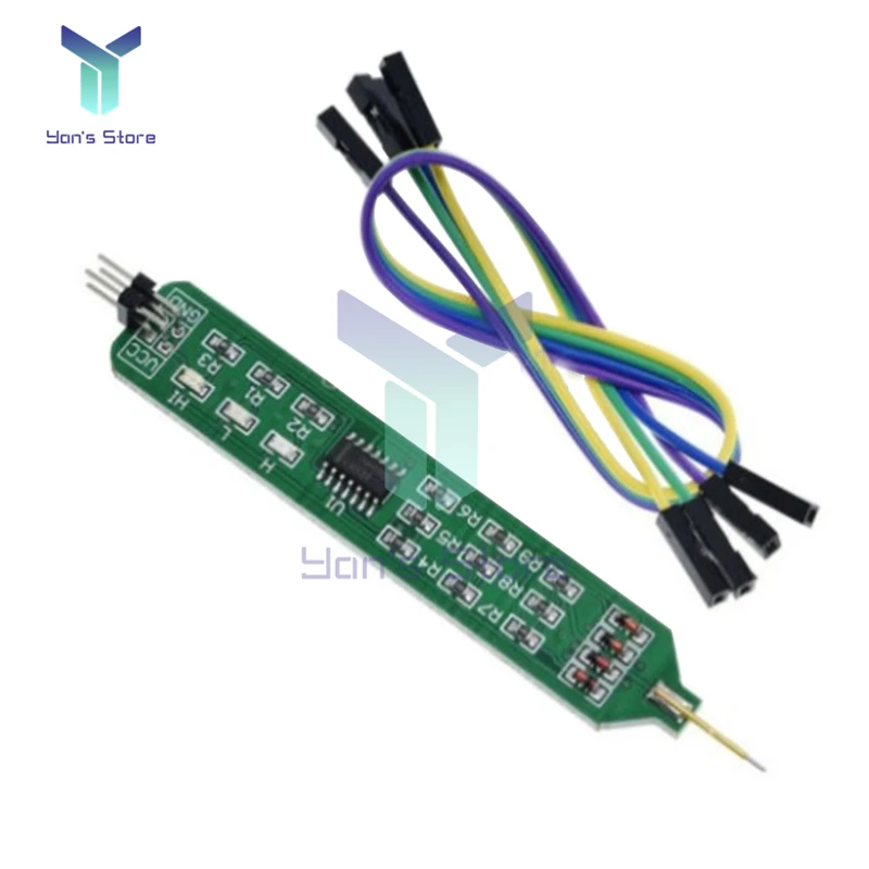 

5V 3.3V Logic Tester Pen High Low Level Tester Digital Circuit Debugger Logic Pulser Analyzer Detecting Probe with Dupont Line