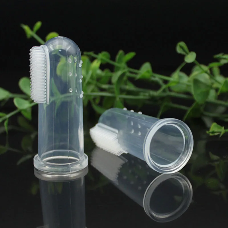 

Toddler Infant Soft Silicone Finger Toothbrush Kids Baby Teeth Rubber Massager Teeth Dental Care