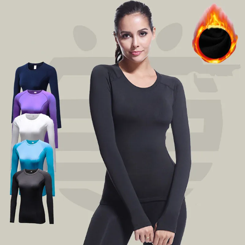 Новое осенне-зимнее термобелье женское быстросохнущее эластичное антимикробное теплое женское повседневное термобелье