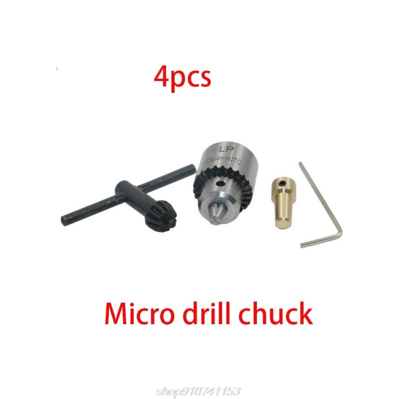

Micro Drill Chucks Motor Jaw Clamping 0.3-4mm Cone Mounted Spindle with Key 3.17mm Brass Mini Electric Shaft D17 20 Dropshipping