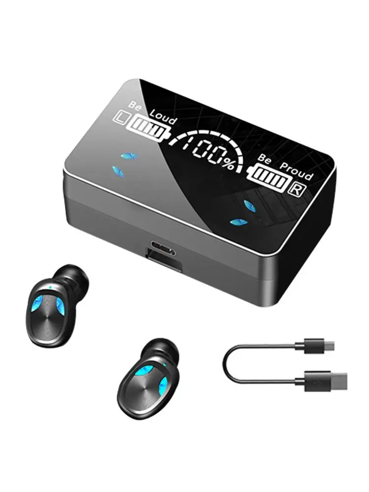 Беспроводные наушники с цифровым дисплеем и поддержкой Bluetooth 5 1 | Электроника