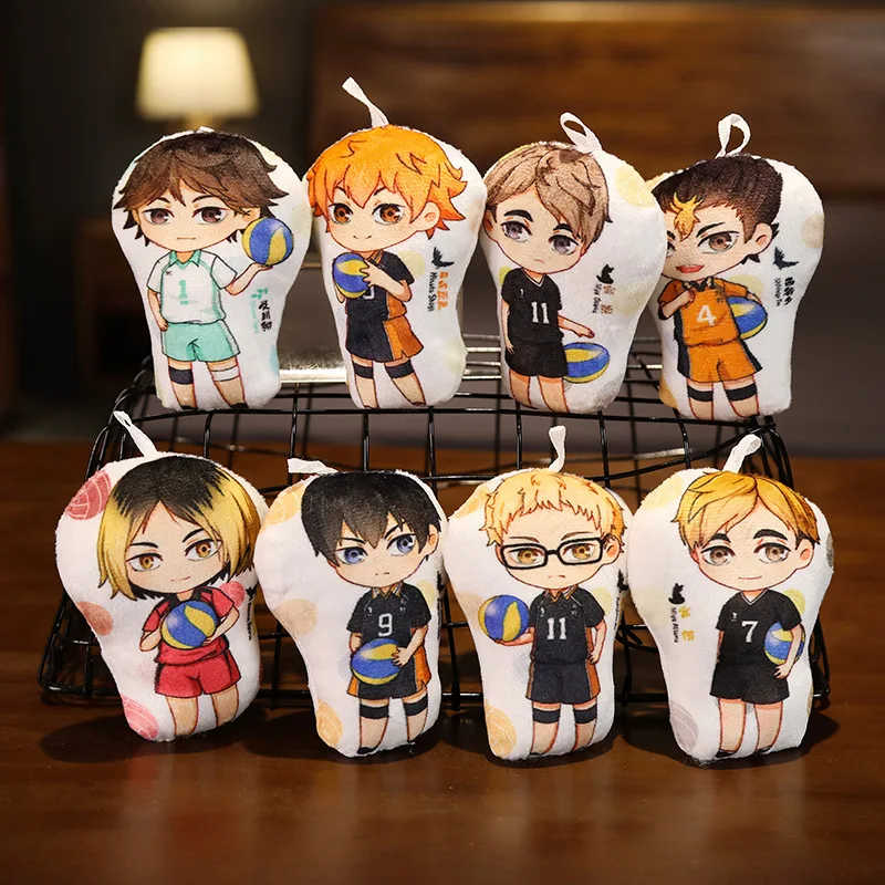 Haikyuu! Фигурки героев аниме Hinata kageyama Tendo Satori Ushijima Kenma мягкие плюшевые игрушки куклы