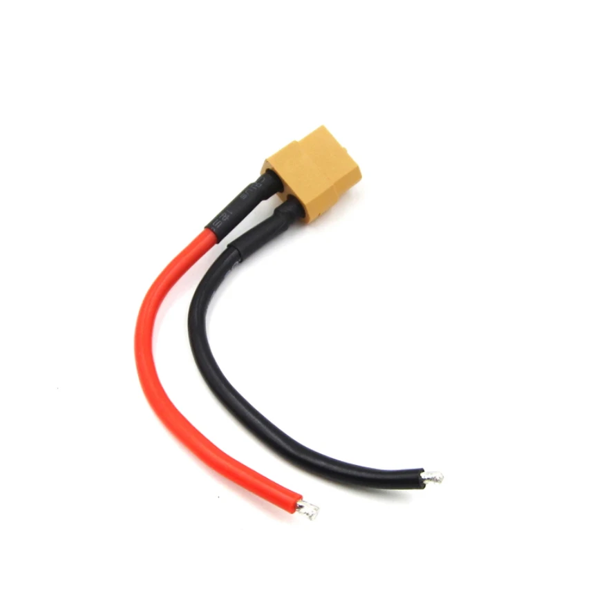 Соединитель XT60 штекер с корпусом 10 см силиконовый провод 14AWG CA для игрушек