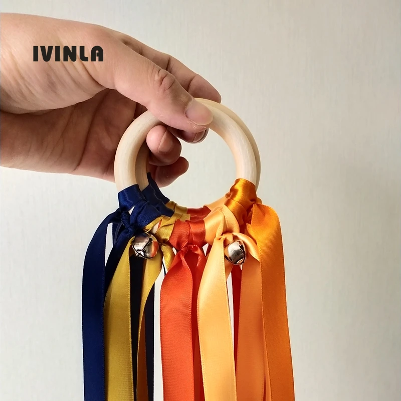 Новинка 20 шт./лот оранжевое деревянное кольцо искусственный змей игрушка