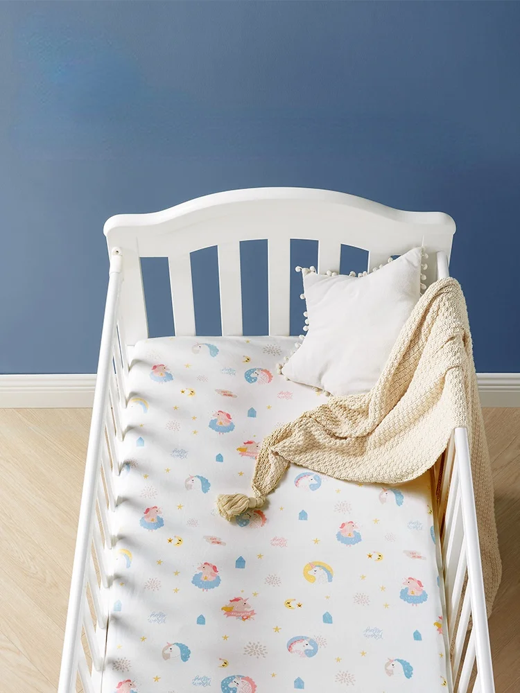 

zq Babies' Fitted Sheet Cotton Bedding Baby Bedspread Children Waterproof Bed Sheets Toddler