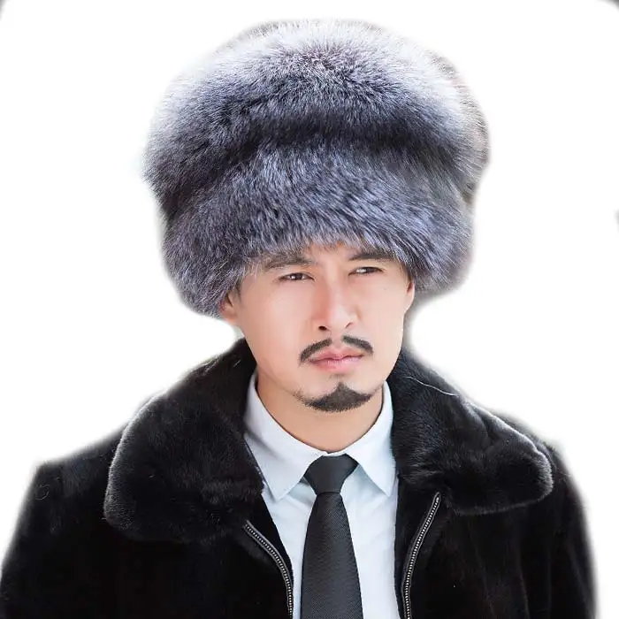 Fox Fur Hat Men'S Models 2015 New Big Tail Mongolian | Аксессуары для одежды