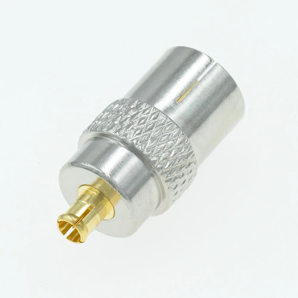 Штепсельная вилка MCX к гнездовому адаптеру телевизора IEC DVB T для тв тюнера RTL2832U