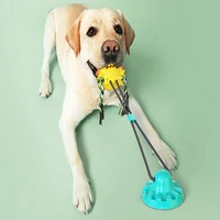 dog toy pet interactive suction cup tpr ball toy molar tooth tension toy elastic rope dog teeth cleaning leaky food accessories