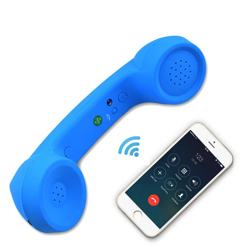 Wireless Retro Bluetooth Phone for Laptops and Cellphones Pop Phone Retro Handset Wireless Retro Telephone Handset Receivers